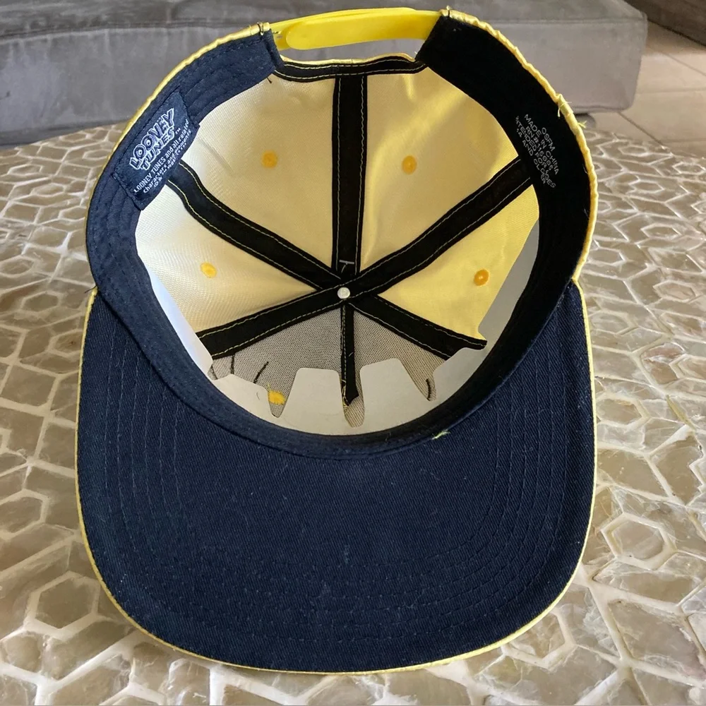 NEW!  Looney Tunes Tweety Bird Yellow SnapBack Unisex Vintage Hat